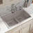 Quartz Classic 33" x 22" x 10" Double Basin Drop-In Kitchen Sink-17883125