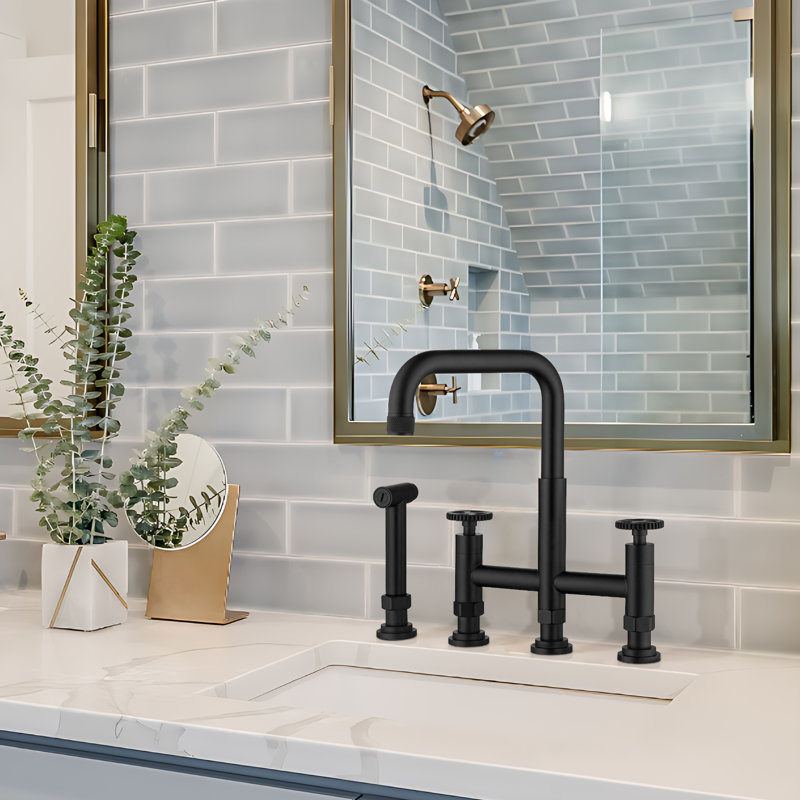 MODLAND Roind Kitchen Faucet, Matte Black