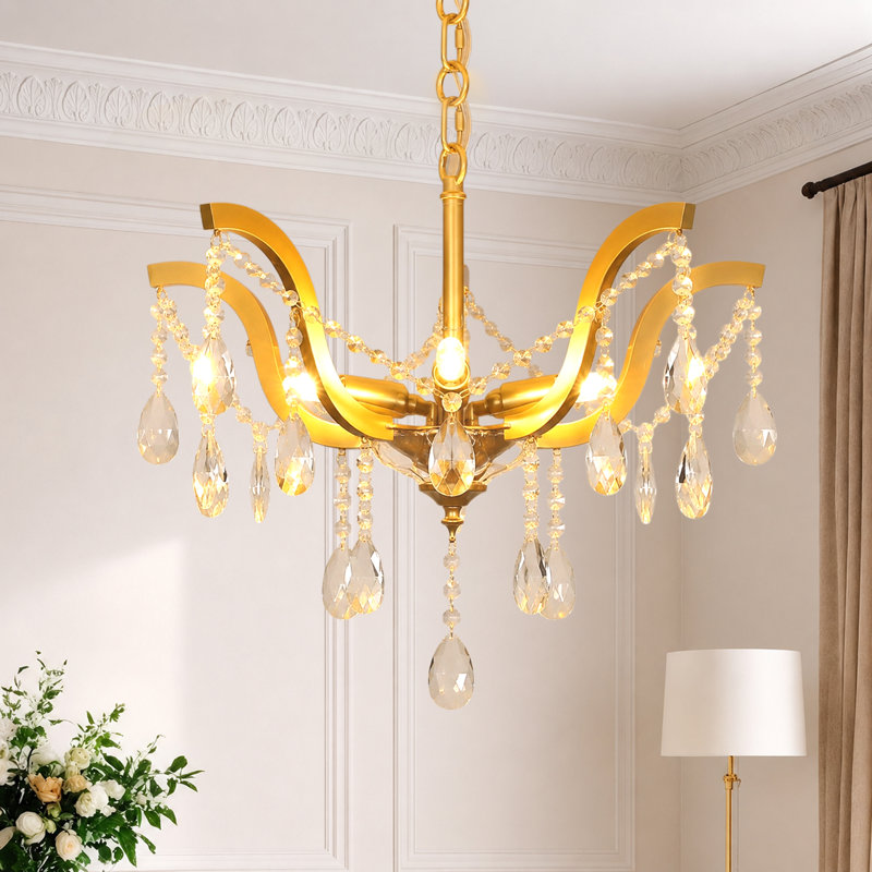 Lustre empire 5 lumières Ether
