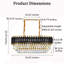 Luminaire suspendu en cristal à 8 lumières avec accents en cristal