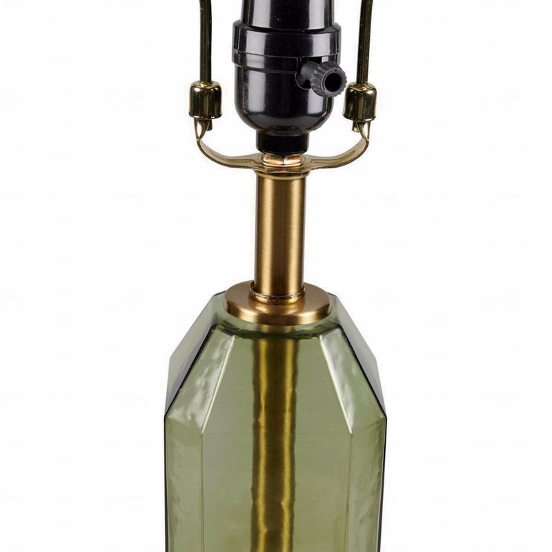 Lampe de table - Matériau décoratif en verre vert Voir ci-dessous, Vert