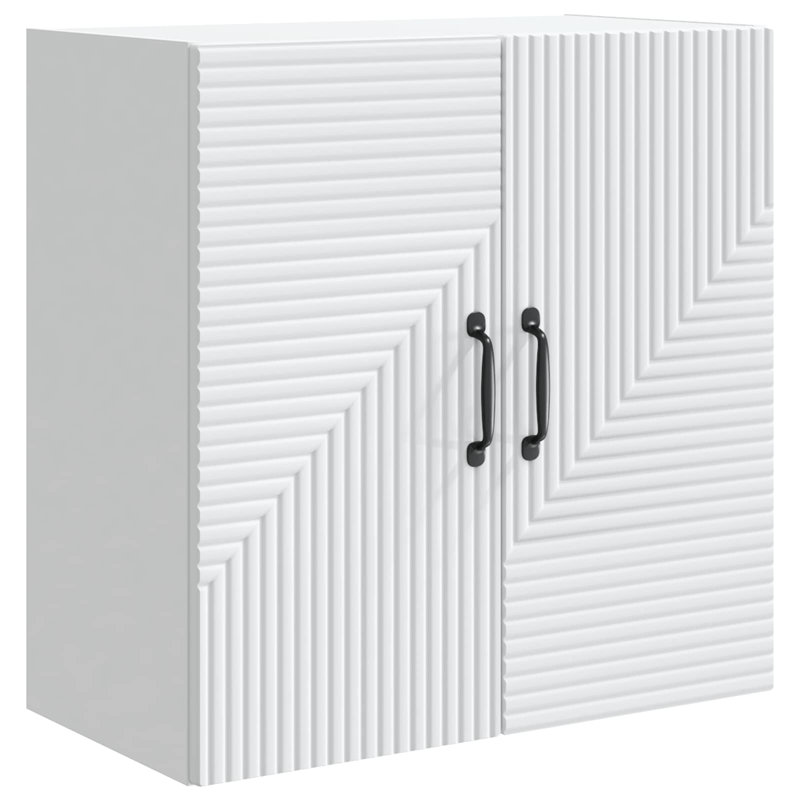 Metal Rectangle Accent Cabinet, 60 cm H x 59 cm L x 31 cm D