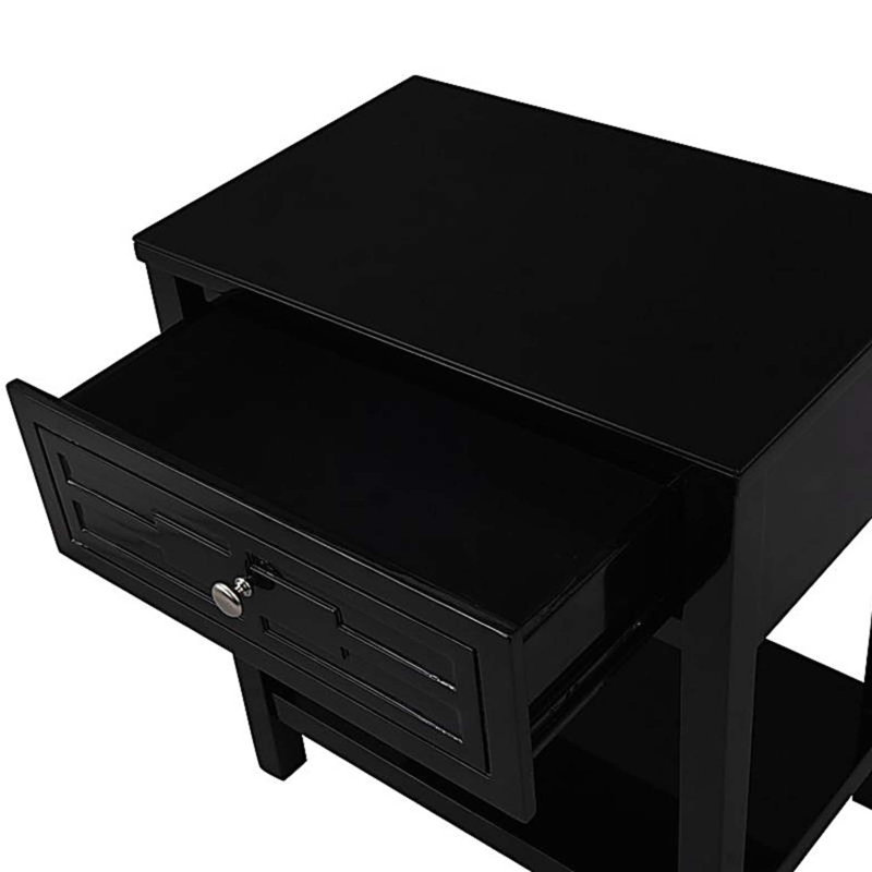 Table de chevet Dylan, Noir