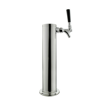 Kegco Stainless Steel Single Tap Half Barrel (Full Size) and Mini Keg Conversion Kit with Door Lock and Adjustable Temperature for Commercial Use
