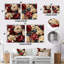 Ensemble de 2 pivoines rouges Renaissance-102678272