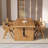 Matevia Pine Solid Wood Dining Table-937968290