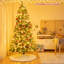 Arbre de Noël vert en cachemire avec lumières DEL-1671606234