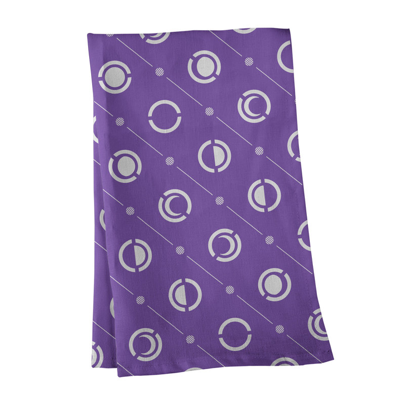 Torchon Moon phases, Violet, Polyester sergé