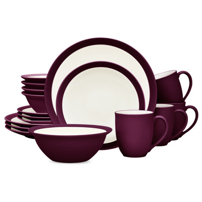 Noritake Colorwave 16-Piece Curve Dinnerware Set, Service for 4
