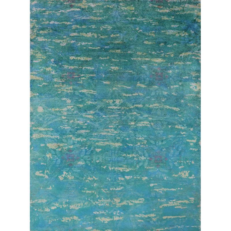 Abstract Indoor Rug, Round 6'