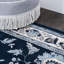 Tapis bleu marine / ivoire Yeghivart French Cottage-293759131