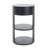 Gunnar 3-Tier Metal Side Table With Sliding Door & Open Shelves-115115487