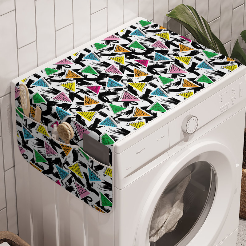 East Urban Home Retro Washing Machine Organizer Pack of 2 47" x 18.5"
