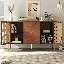 Iron 2 Doors 3 Drawers Sideboard