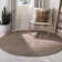 Concord Natural Fiber Hand Woven Jute/Cotton Striped Rug in Beige