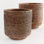 BURMA RATTAN CACHEPOTS LARGE