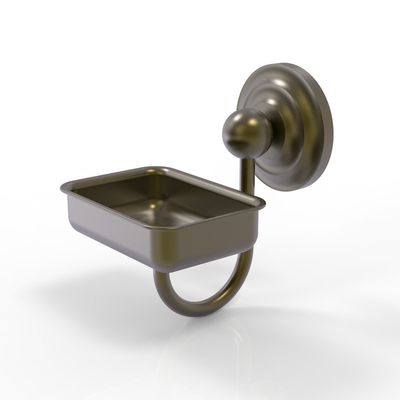 Leamore Soap Dish, Antique Brass