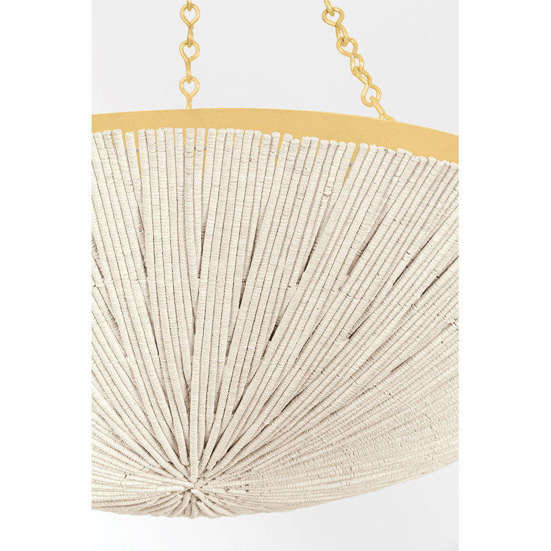 SUMMERSIDE Pendant, 8.75" H x 37" W x 37" D