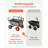 Garden Dump Cart - Poly - 1 Piece - 800 lbs capacity