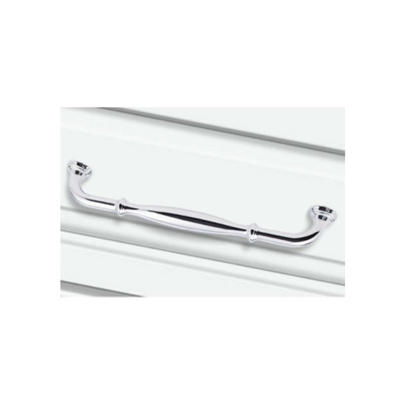 Tiffany Bar Pull, Polished Chrome, 12"