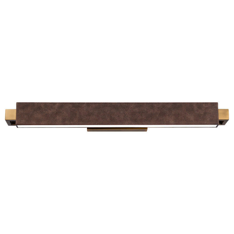 Kinsman 2 - Light LED Bath Bar, Bomber Brown Aged Brass
