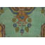 Tapis traditionnel turquoise et vert 7 x 10
