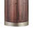 Kennesaw 25.5 in. Brown Modern Dimmable Glass For Bedroom/Living Room Bedside Desk Nightstand Table Lamps With Linen Drum Shape