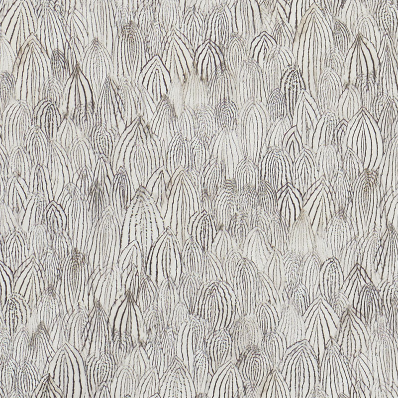 Papier peint plumes, Zèbre