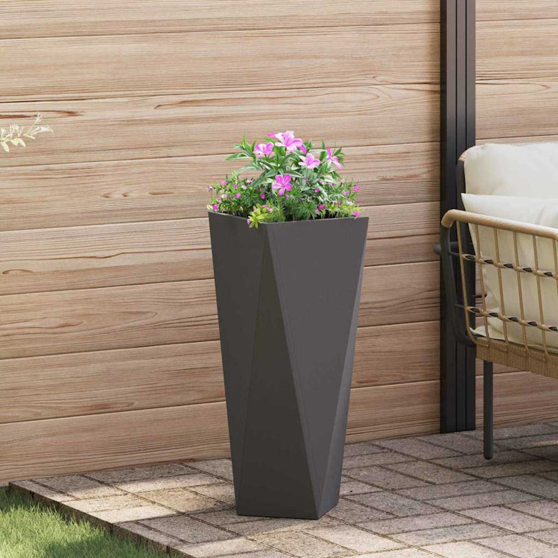 Planter Box, 75cm H x 30cm W x 30cm D, Black