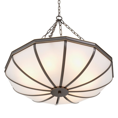 Jenkins Glass and Ceramic Chandelier