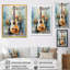 «Yellow Fluid Brown», mélodie de guitare - musique, art mural-1631415408-1631415420
