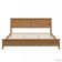 Lit plateforme moderne en bois massif avec support de lattes en bois robuste