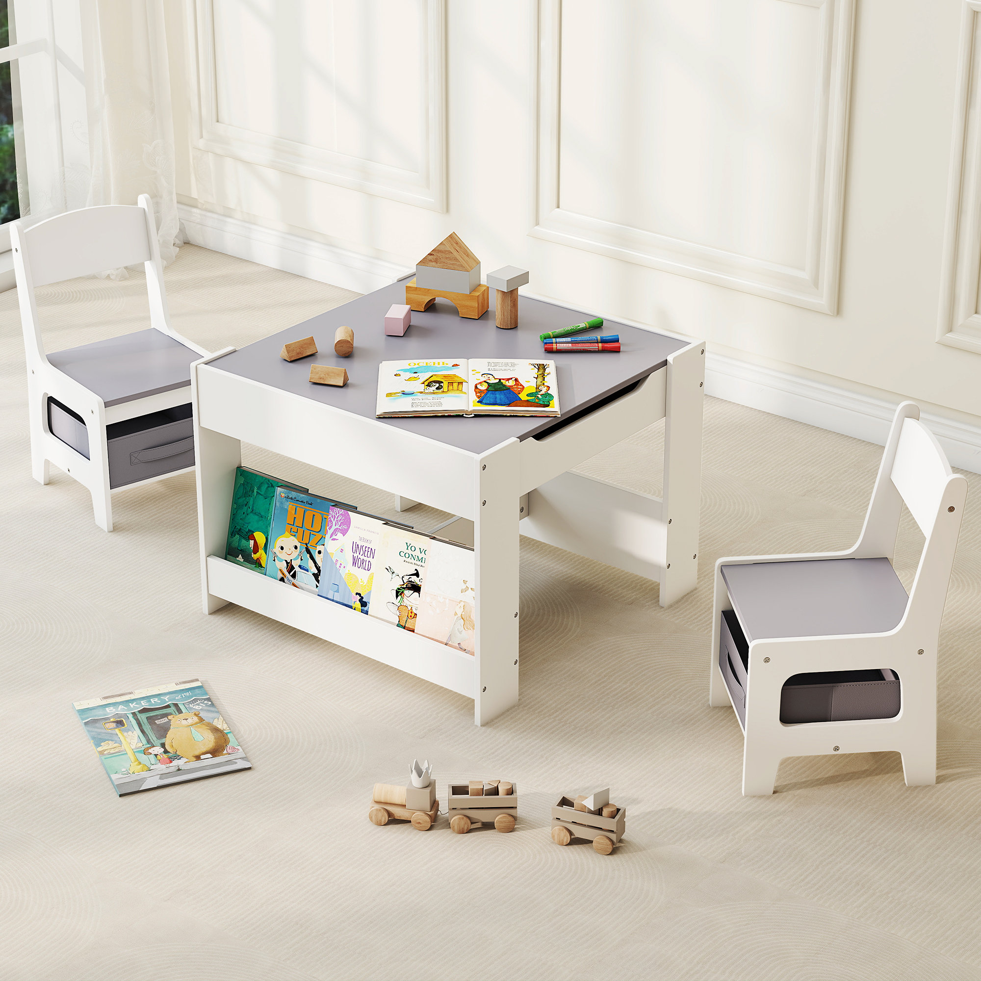 Harriet Bee Kids Table and Chair Set | Wayfair