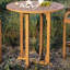 Essex Outdoor Round Teak Bar Table