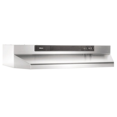 Broan-NuTone 36" Stainless Steel 220 CFM Convertible Under Cabinet Range Hood with Mesh Filter
