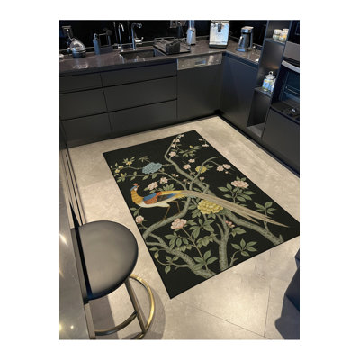 Tapis noir Mosso