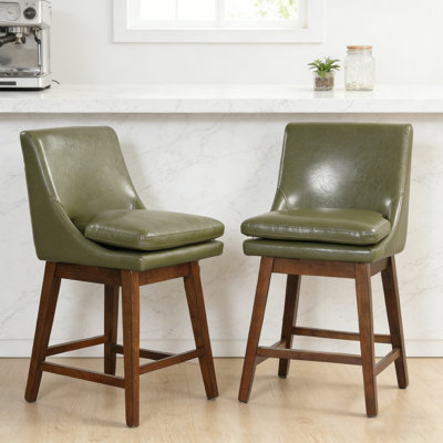 Tabouret de comptoir pivotant 26,4 po Lasonya