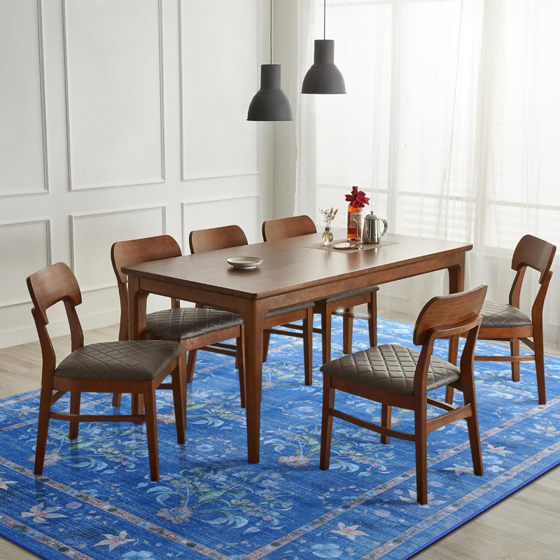 Tapis de salon Straub Large Floral Rugs, Rectangle de 5 pi x 8 pi