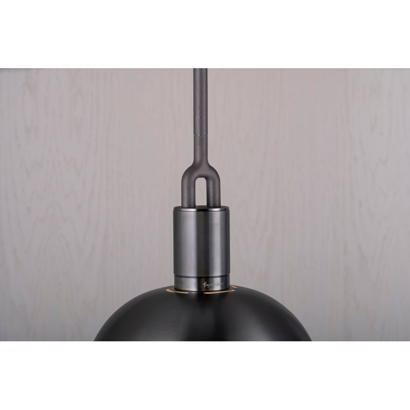 Abat-jour fourchu / grand, Métal industriel, H 8,07 po x l 13,39 po x P 13,39 po