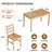 4-Person Rectangular Dining Set-1831774398