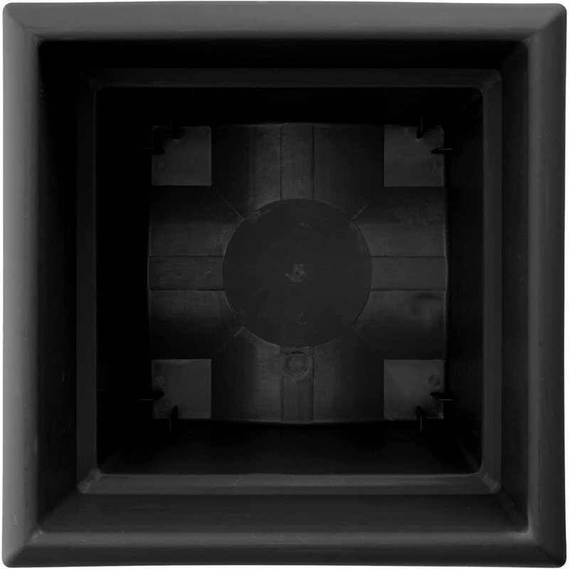 Lochlain Pot Planter, Black, 14.50" x 18" x 18"