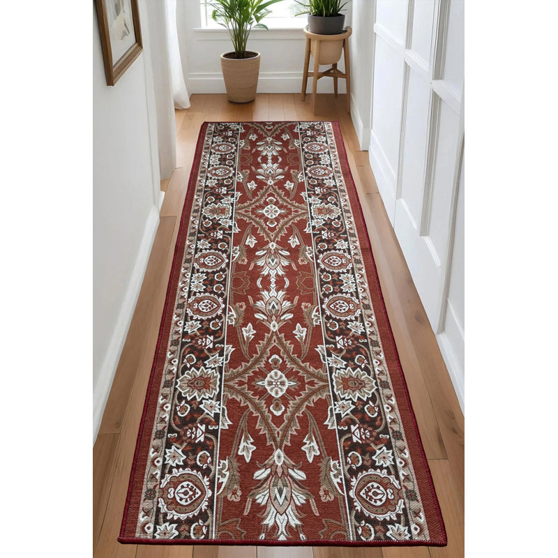 Tapis rouge sur mesure Anatolian Mahal, Rectangle 2 pi 2 po x 4 pi