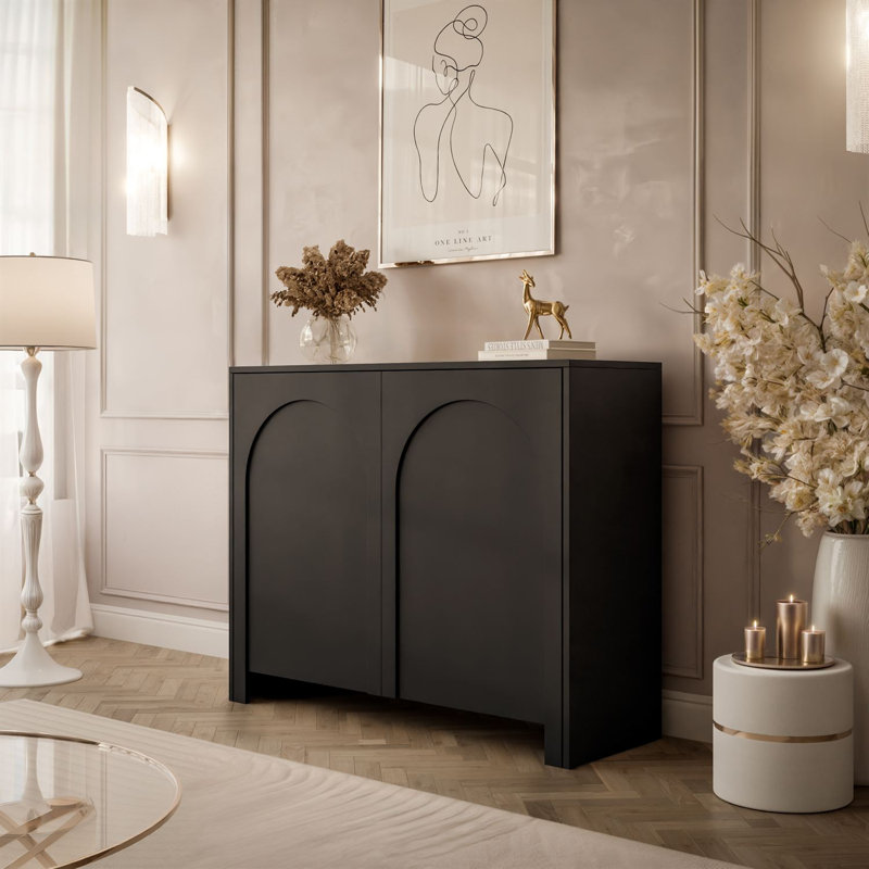 104cm Sideboard, Black