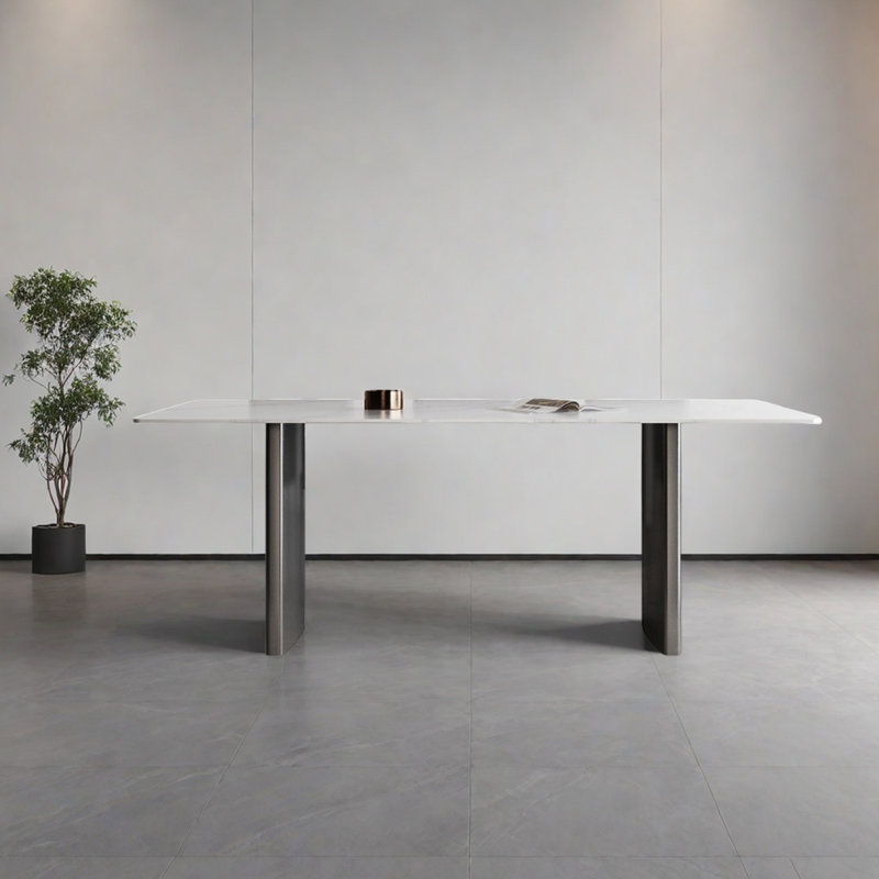 Table de salle à manger Italian, H 29,5 po x L 70,9 po x l 35,4 po