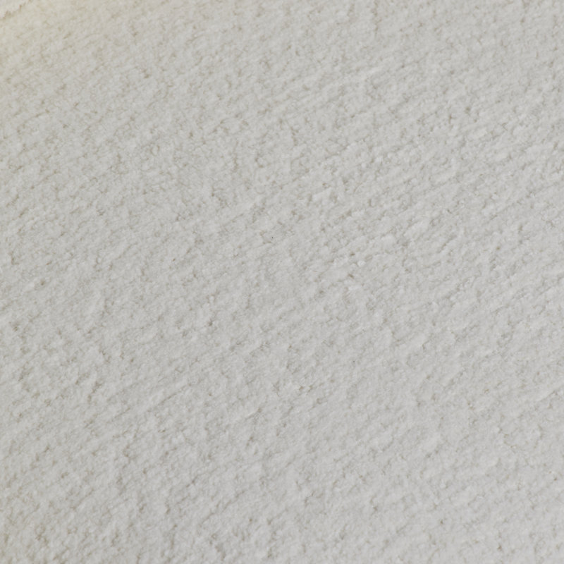 Fauteuil d'appoint pivotant rembourré avec coussin Zara, Blanc