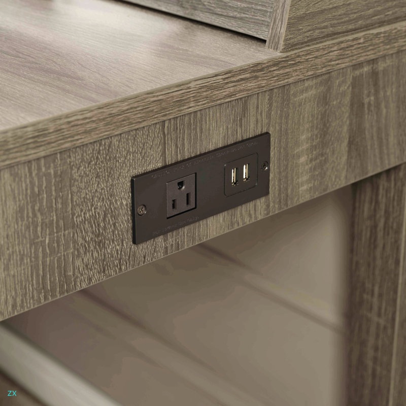 Mini-crédence en L pour porte de bureau en L