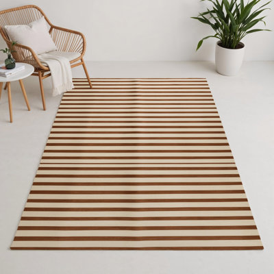 Tapis intérieur / extérieur beige HorizontalStripes