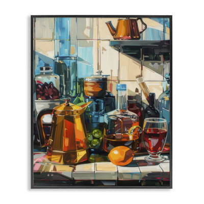  Art de giclée de comptoir de cuisine par LSR Design Studio