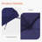 Outdoor Bench Cushion , Waterproof  Tufted Bench Cushion, Fade-Resistant Bench Pillow, Bench Pad for Outdoor/Indoor Chair,48x18x4in,Navy-1090846224-1090846237