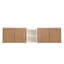 Meuble-lavabo 72 po avec évier, petites tablettes de rangement, armoire combinée 30 po et 12 po-111123952